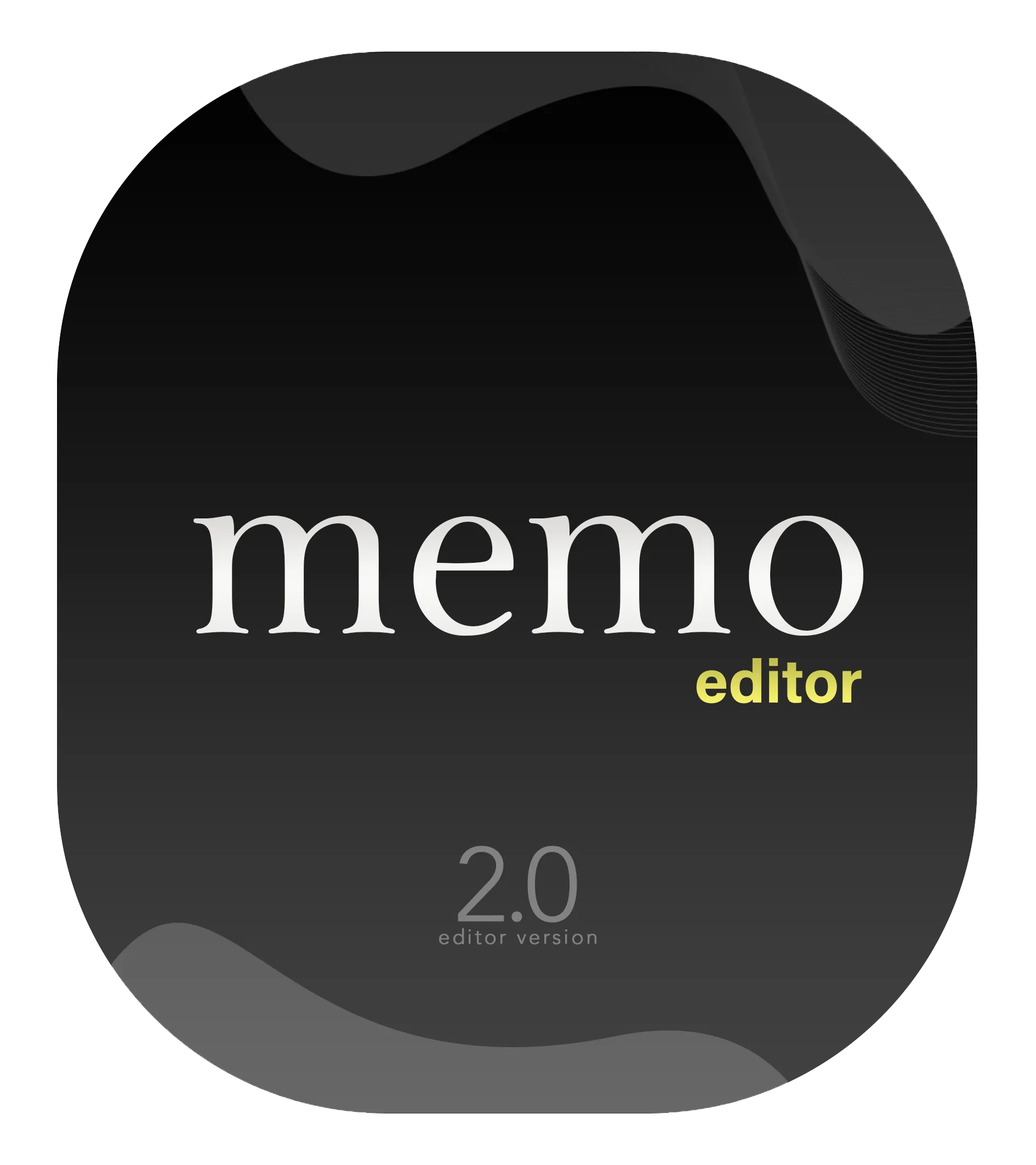 Logo editoru online kalendáře fotografií Memo Editor