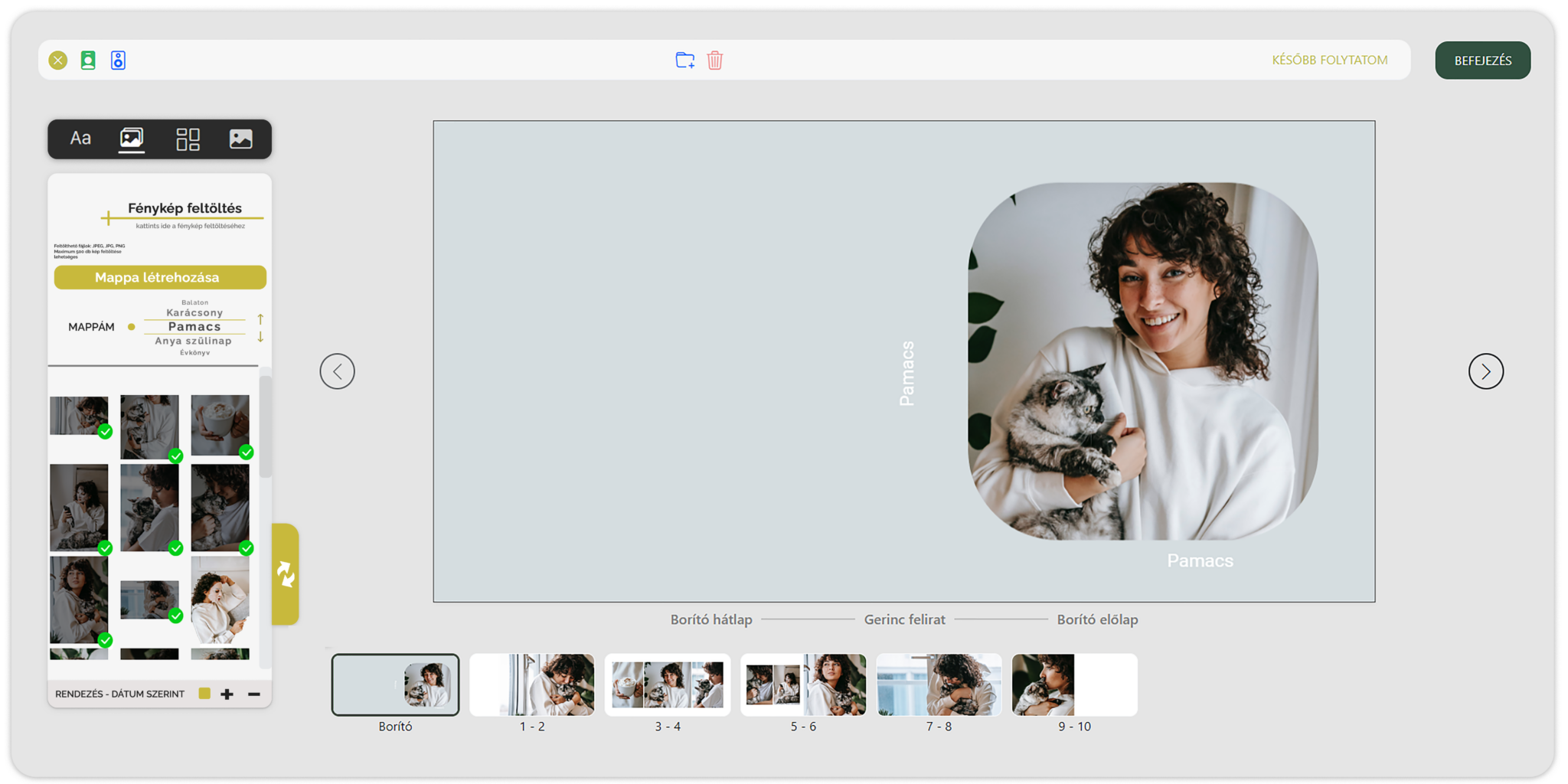 Ein Fotobuch zu Hause in einem Online-Editor erstellen