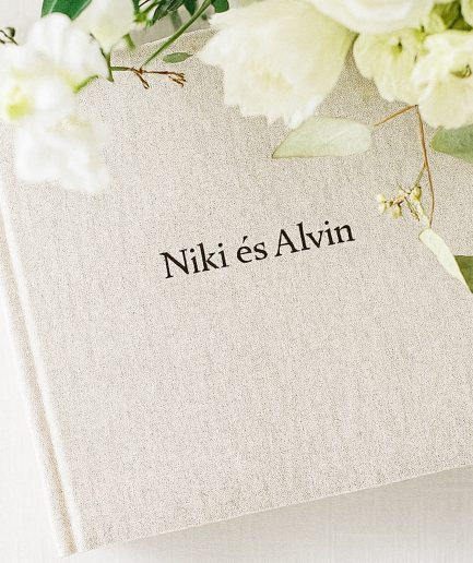 Esküvői Minimal vendégkönyv