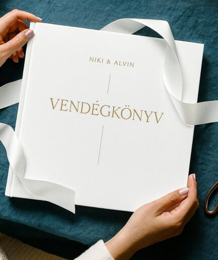 Esküvői Minimal vendégkönyv
