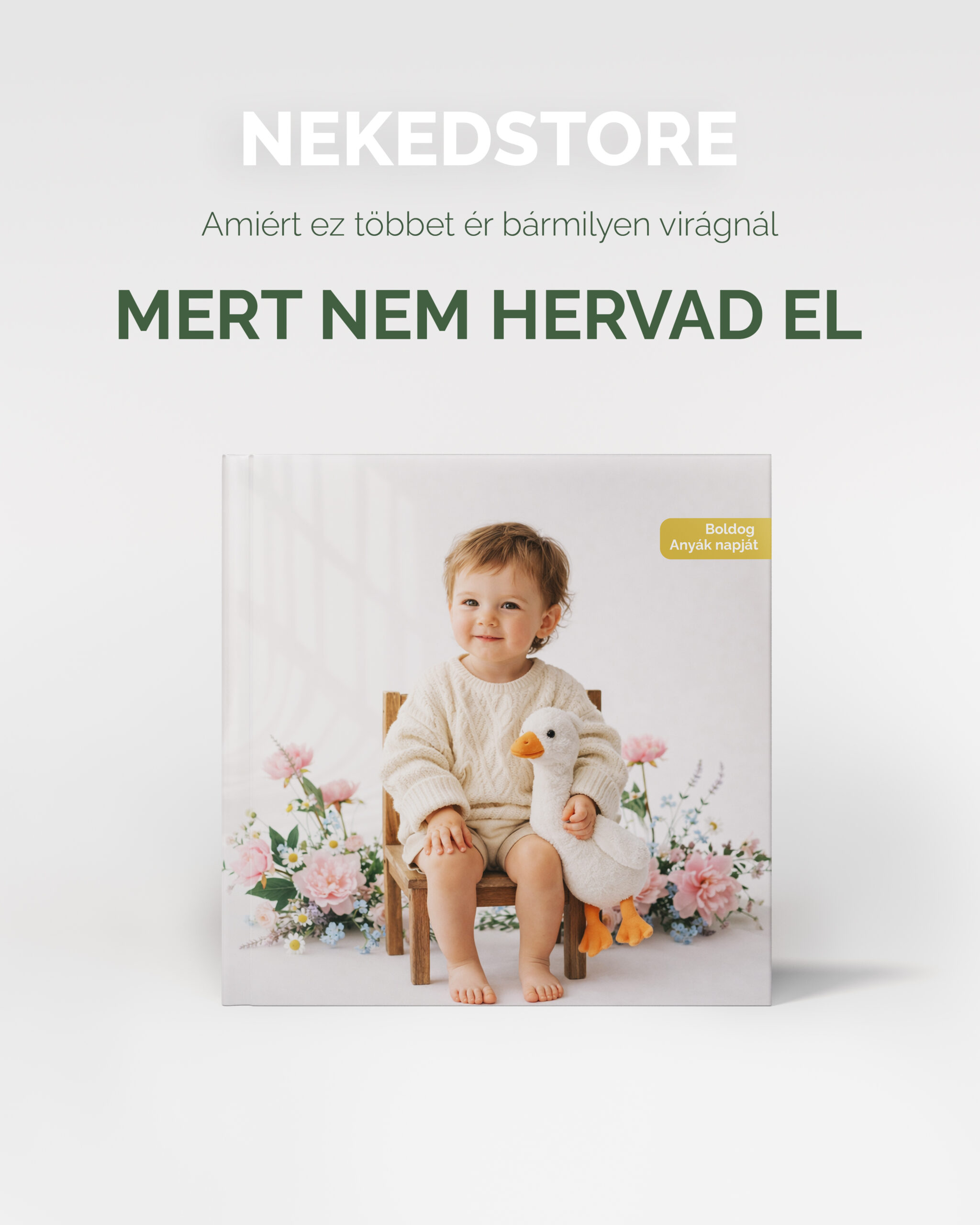 Anyák napi fotókönyv egyedi ajándék anyának